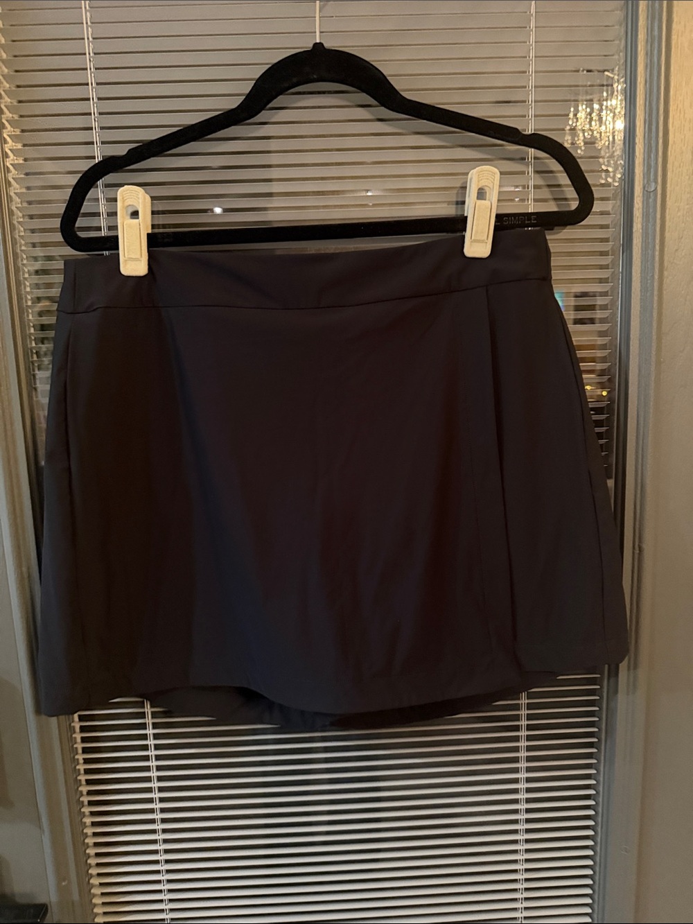 SPANX Black Activewear Skirt with Inner Lining